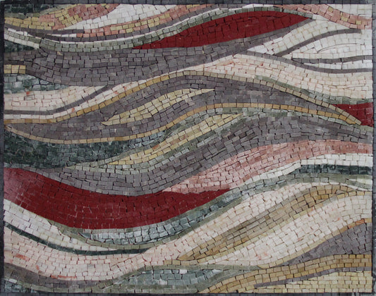 Waves Mosaic Art