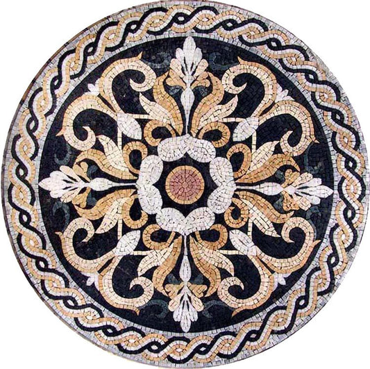 Royal Medallion Mosaic Art