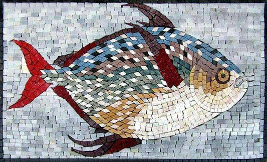 FIsh Scales Mosaic Art