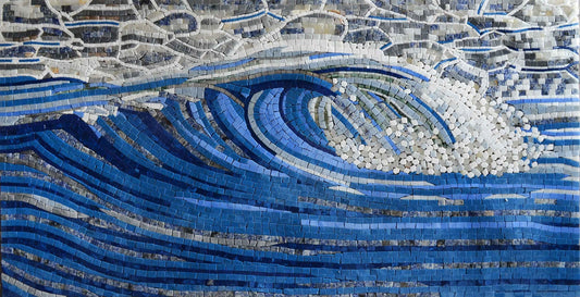 Tidal Waves Mosaic Art