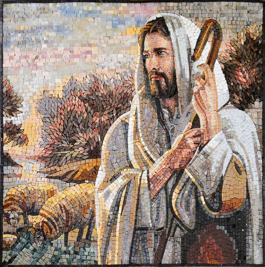 John the Shepherd Mosaic Art
