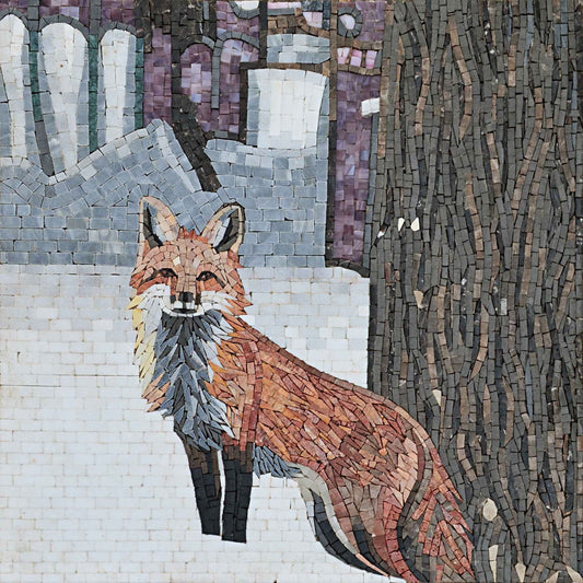 Mr Fox Mosaic Art