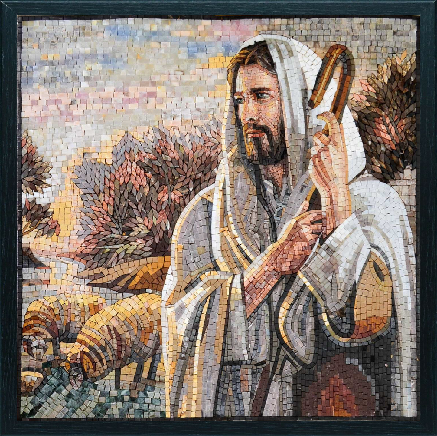 john the shepherd mosaic art